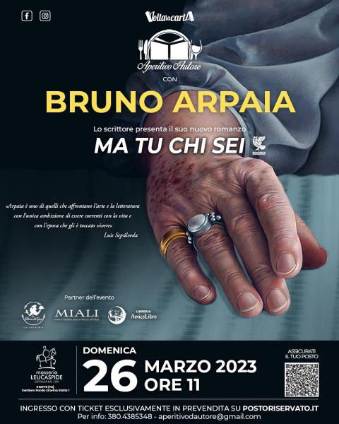 Aperitivo d'Autore con Bruno Arpaia