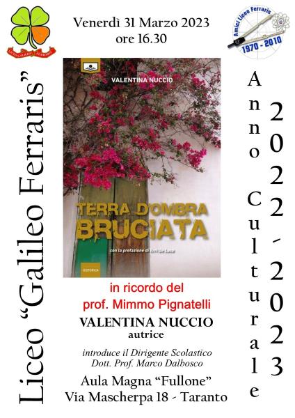 Incontro Culturale "Terra d'ombra bruciata"