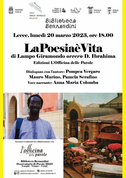 Presentazione del libro " Poesia è Vita"