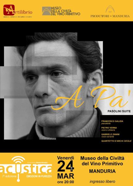 A Pa' - Pasolini suite