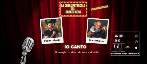 LA CENA SPETTACOLO DEL SABATO SERA A BISCEGLIE G'H