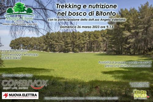 Trekking e nutrizione nel Bosco di Bitonto