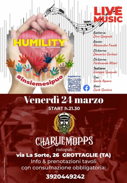 Humility live music #insiemesipuo