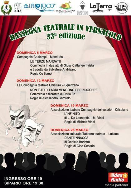 Rassegna teatrale in vernacolo - Dante Nnacca
