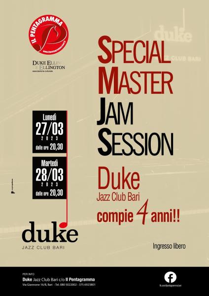 Special Master Jam Session…