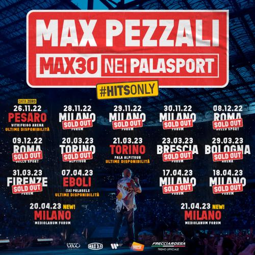 Max Pezzali in tour a Eboli
