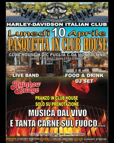 Rainbow Bridge Live! Pasquetta in ClubHouse
