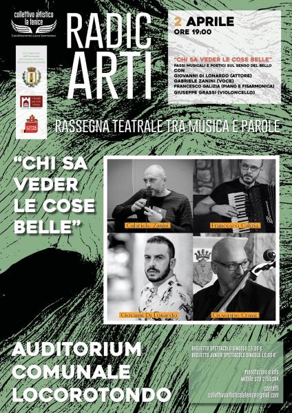 Chi sa veder le cose belle