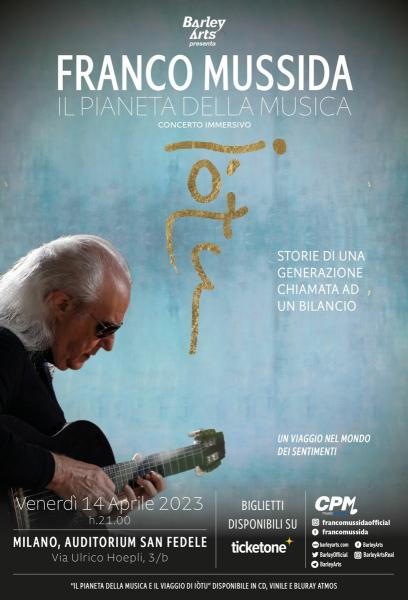 Franco Mussida “il Pianeta della Musica”  concerto immersivo