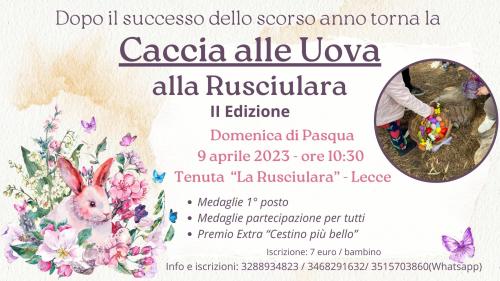 La caccia alle uova a la Rusciulara