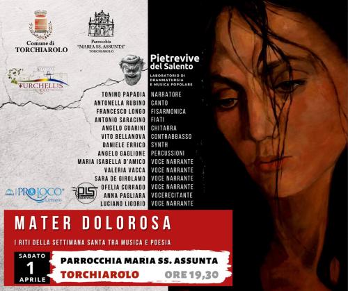 MATER DOLOROSA "i riti della Settimana Santa tra musica e poesia"