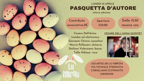 Pasquetta a Lu Mbroia con Cesare Dell'Anna Quintet!