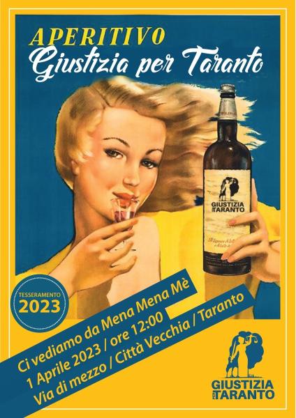 Aperitivo "Giustizia per Taranto"