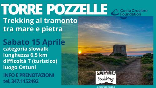 TORRE POZZELLE Trekking al tramonto tra mare e pietra