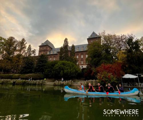 Torino in canoa