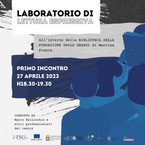 Laboratorio di Lettura Espressiva con Marco Bellocchio