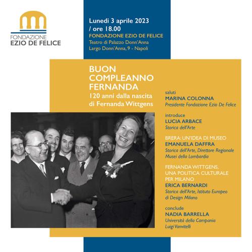 120º anniversario dalla nascita di Fernanda Wittgens