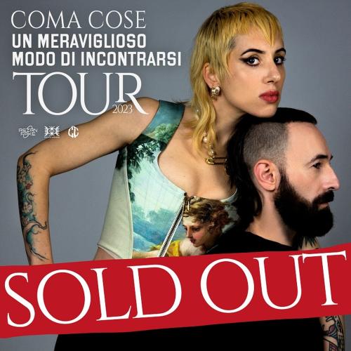Coma_Cose, Arriva a Roma il Tour Interamente Sold Out