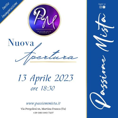 Inaugurazione Passione Mista