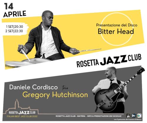 Daniele Cordisco trio feat. GREG HUTCHINSON