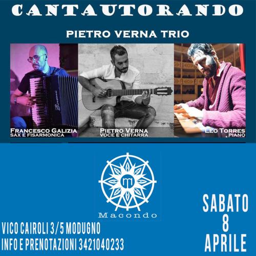 Cantautorando - Pietro Verna Trio
