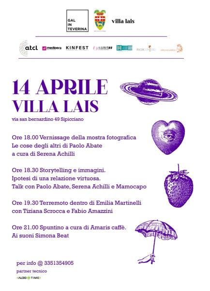 Arte, Teatro, Gastronomia a Villa Lais