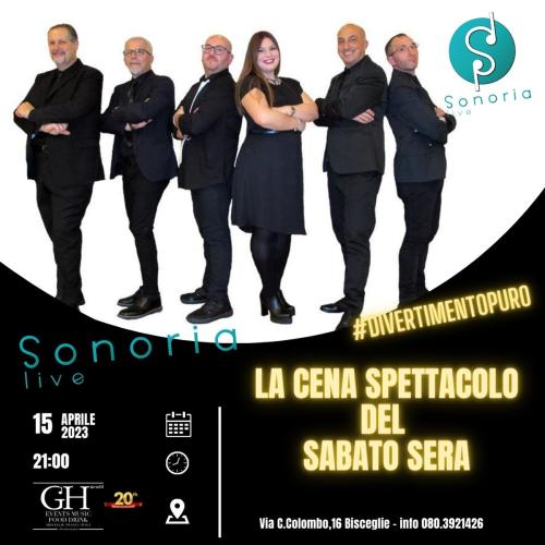 LA CENA SPETTACOLO DEL SABATO SERA A BISCEGLIE G'H