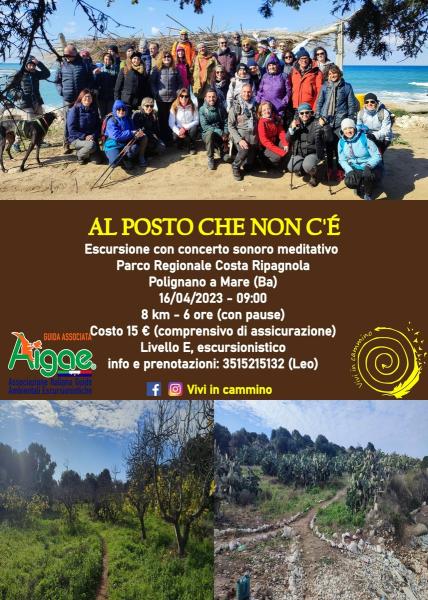 Al Posto che non c'è: cammino con concerto meditativo