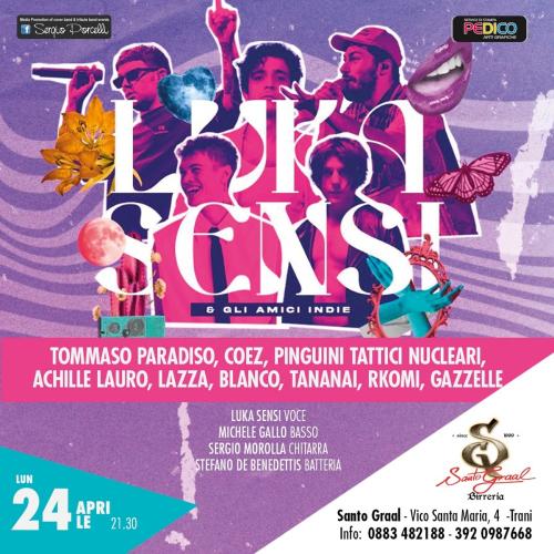 Luka Sensi & gli Amici Indie live a Trani