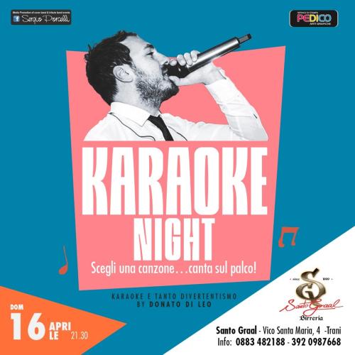 KARAOKE NIGHT A TRANI SANTO GRAAL