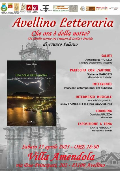 A Villa Amendola riparte la III° edizione di Avellino Letteraria