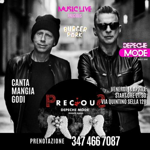 PRECIOUS - Depeche Mode tribute live in acustico al Burger Pork/Bari