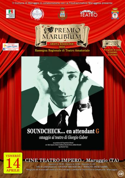 "SOUNDCHECK" Omaggio a Giorgio Gaber