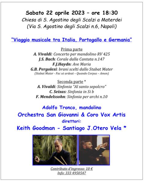 Viaggio musicale tra Italia, Portogallo e Germania