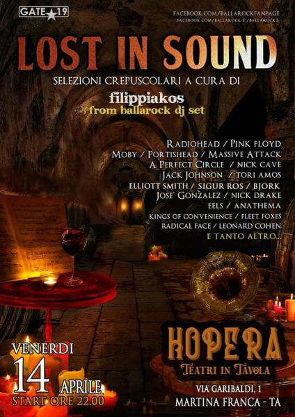 Lost In Sound - Selezioni crepuscolari a cura di Filippiakos