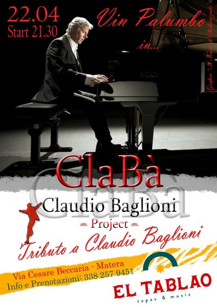 Tributo a Claudio Baglioni - ClaBà Project in concerto