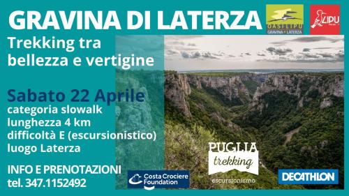 GRAVINA DI LATERZA Trekking tra bellezza e vertigine