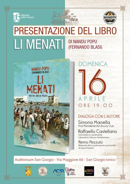 Presentazione Libro "LI MENATI" DI NANDU POPU
