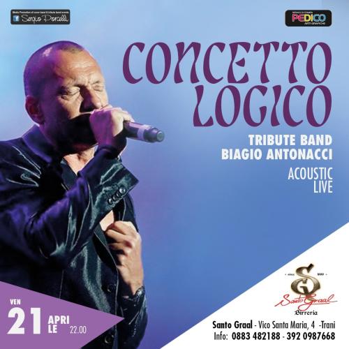 Concetto Logico - Tribute Band Biagio Antonacci acoustic live a Trani
