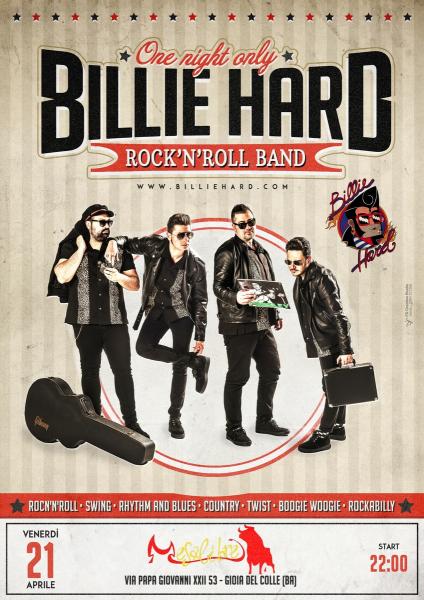 Billie Hard R'n'R band in concert