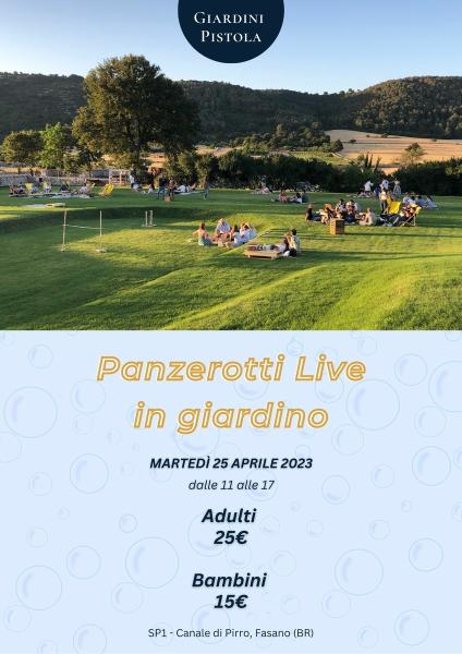 Panzerotti Live in giardino