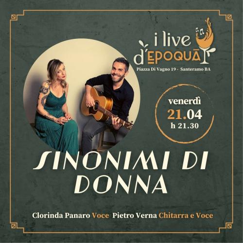 Sinonimi di Donna - i Live d'Epoqua