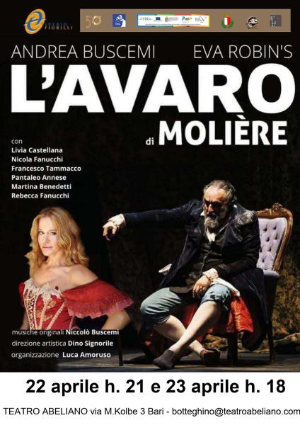 In Scena  "l'avaro" di Moliere