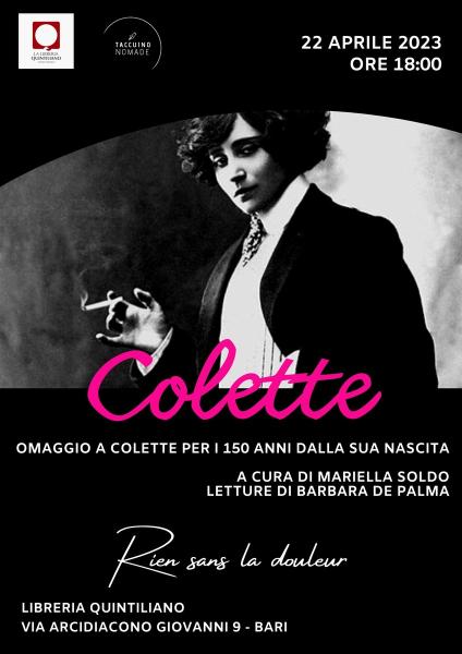 Omaggio a Colette - Rien sans la douleur