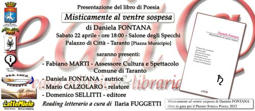 Presentazione del libro di Daniela FONTANA 'Misticamente al ventre sospesa'