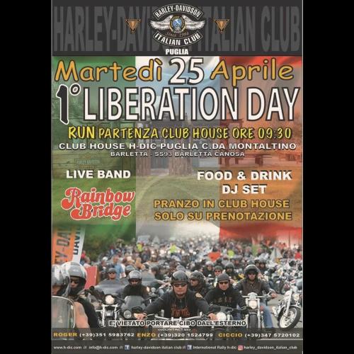H-DIC PUGLIA "1° Liberation Day" Run, Food, Drink & Live con i RAINBOW BRIDGE