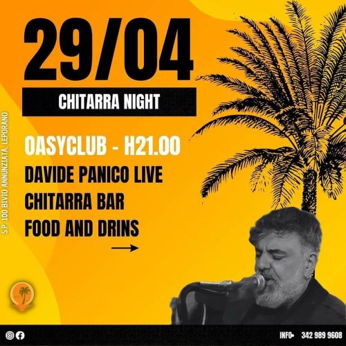 Chitarra bar con Davide Panico all'Oasy di Leporano