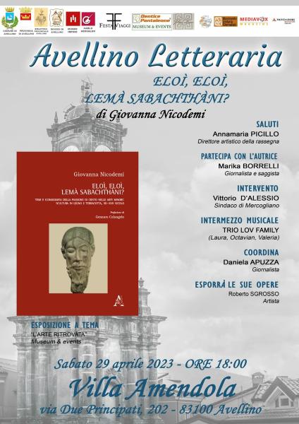 Giovanna Nicodemi a Villa Amendola con il libro "Eloì, Eloì. Lemà Sabachthani?"