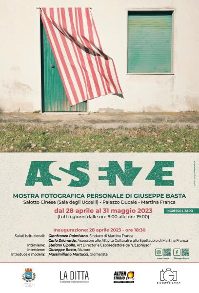 Assenze: mostra fotografica personale di Giuseppe Basta