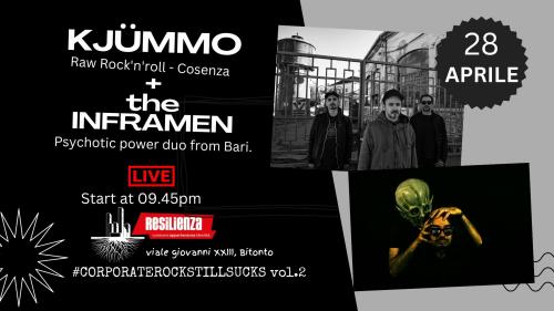 KJÜMMO  + the INFRAMEN  live at Resilienza